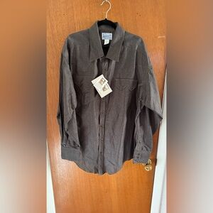 Rockmount Ranch Wear Mens Black Cotton Chambray Western Shirt 640-CB XXL NWT!